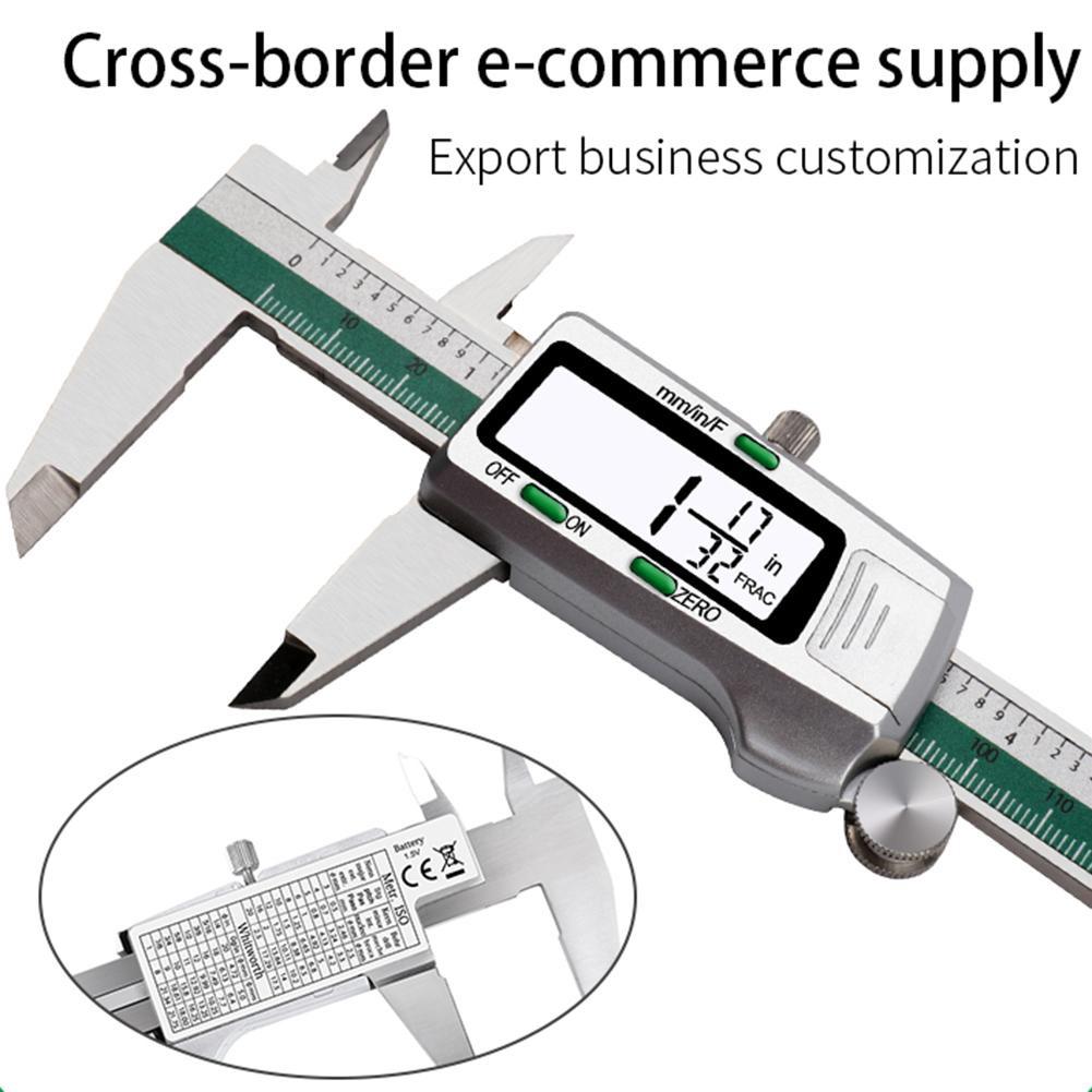 Stainless Steel Vernier Calipers Micrometer LCD Digital Measuring Instruments