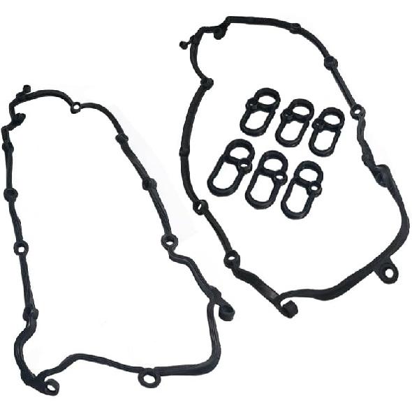 Engine Valve Cover Gasket Set Fits for Jaguar F-Type XF XJ for Land Rover Discovery Range Rover LR4 3.0L LR011220, LR014345, LR089050, LR041869