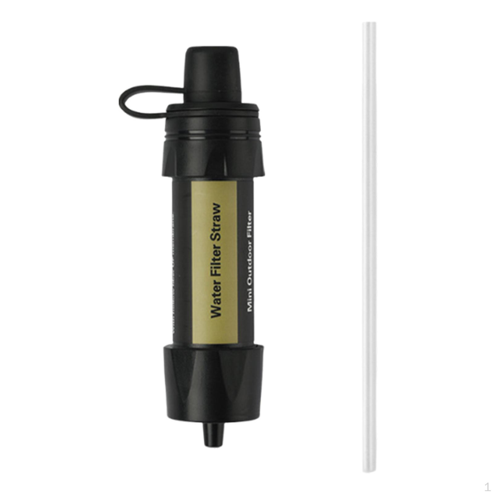 

Mini Water Purifier, Filtration System Purification Outdoor Purifying Device for Preparedness чёрный