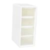 Desktop 4 Drawer Storage Organizer Small Stackable Clear Plastic Storage Containers Box for Home