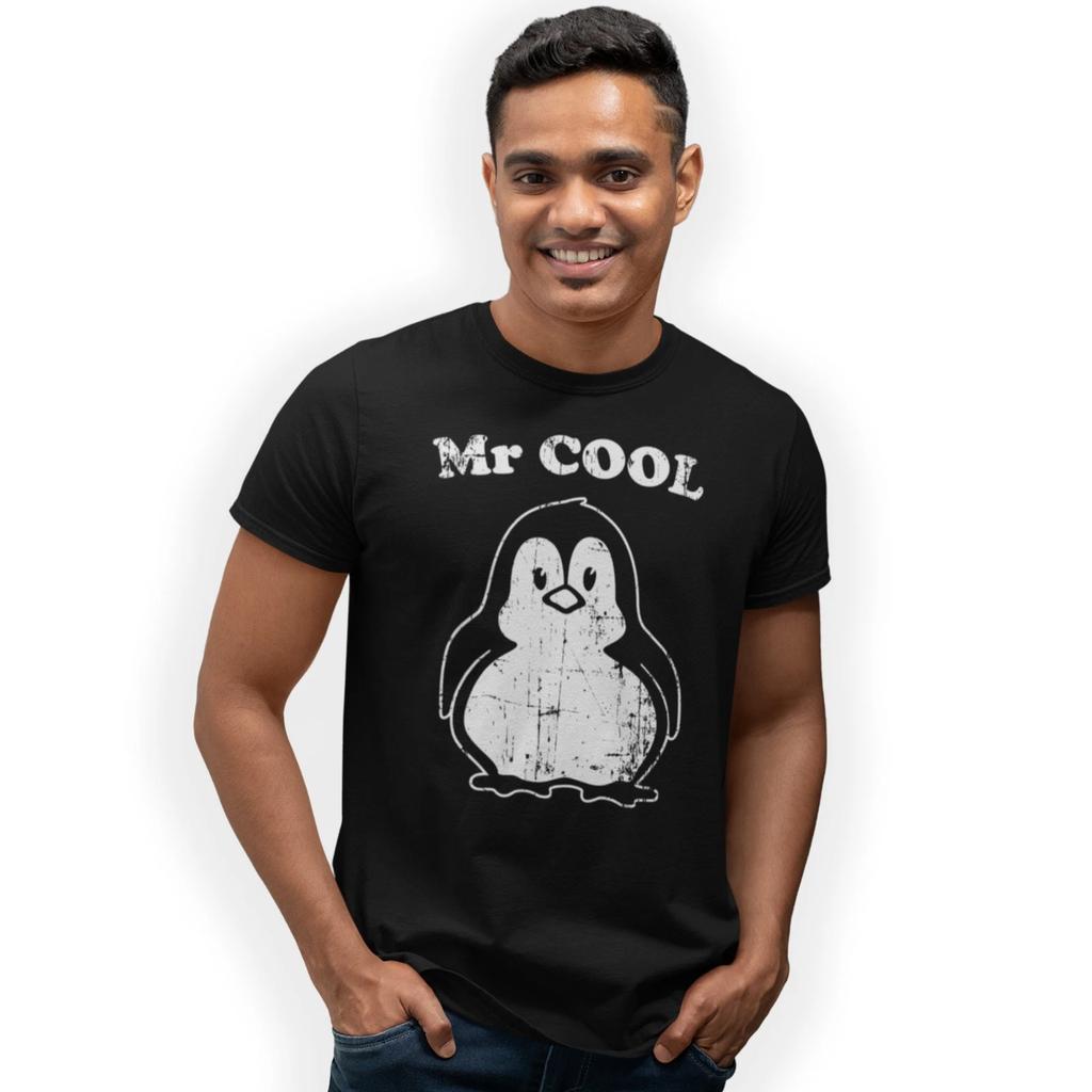 Mr Cool Penguin Fun T-shirt Brother Dad Uncle Friend Birthday Gift