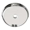 Single Hole Bathtub Drain Overflow Panel With 3 Screws Drain Overflow Panel Bathroom Accessories Round Plastic Kitchen