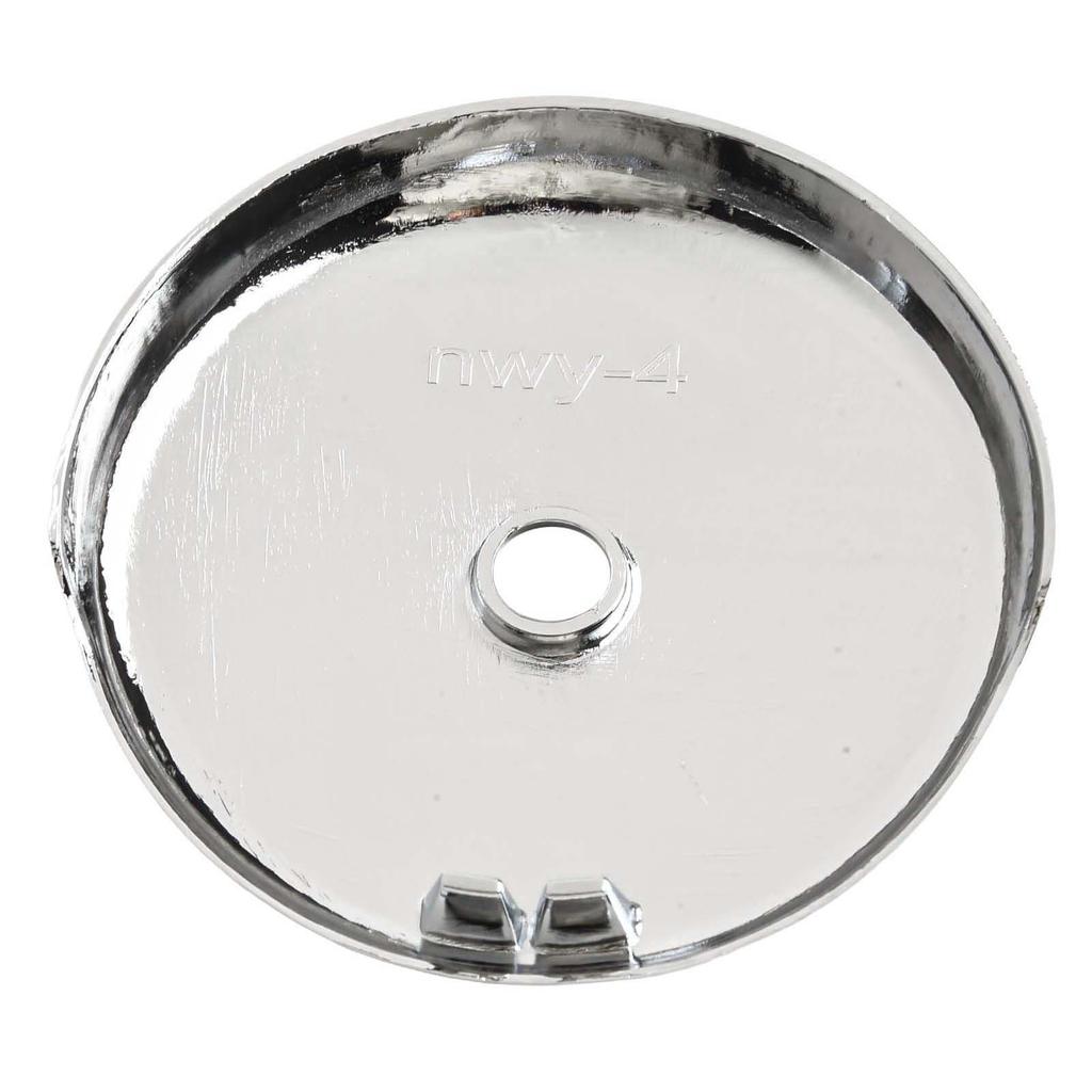 Single Hole Bathtub Drain Overflow Panel With 3 Screws Drain Overflow Panel Bathroom Accessories Round Plastic Kitchen