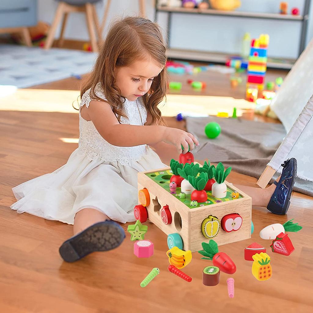 Giocattolo Educativo Montessori 13-in-1 Per Bambini 1 Anno - Casa Musicale Con Martello, Palline E Luci - Regalo Natale/Compleanno