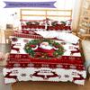 3pcs Christmas Bedding Set Duvet Cover Closure Includes 1 Duvet Cover & 2 Pillowcases, Soft and Comfortable for All Seasons.