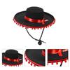 Lady Party Hats Mexican Sombrero Hat Unisex Headdress Photo Shoot Stage Props