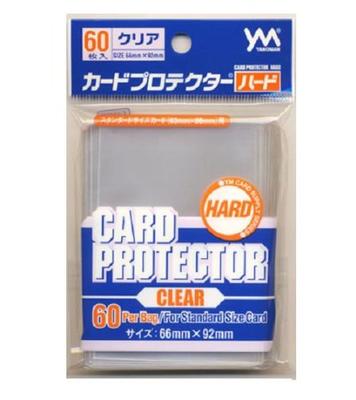 Kartenschutz aus Hartkarton, transparent, 66 mm x (kompatible Größe 92 mm)