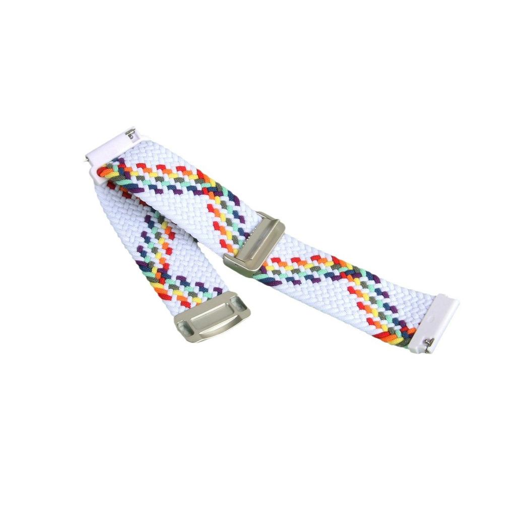 Suitable for Xiaomi Band 9 Pro/8 Pro - Folding Magnetic Clasp Woven Nylon Loop Band for Smart Wristbands