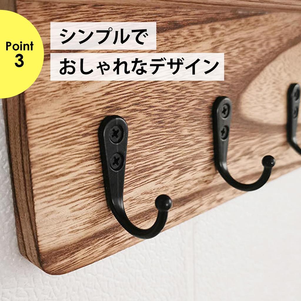 Set of 20 Antique White Wall Hooks with Screws, Heavy-Duty Capacity, Wall-Mounted Storage Hooks for Luggage, NYANDELMO ND-0046-R06-WH20