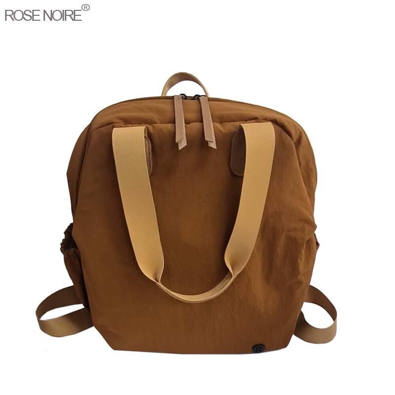 

Многофункциональный рюкзак, наплечная сумка, универсальный, легкий и вместительный рюкзак для активного отдыха, студенческая сумка в стиле Харадзюку коричневый