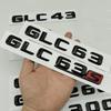 3d ABS Black Logo GLC 43 63 63S 200 220 300 Emblem Car Rear Trunk Letters Sticker for Mercedes Benz X253 GLC Class Accessories