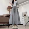 Autumn Soft Waxy Glutinous Rice Culottes Women's New High Waist Drape Loose Lazy Small Versatile Wide Leg Pants