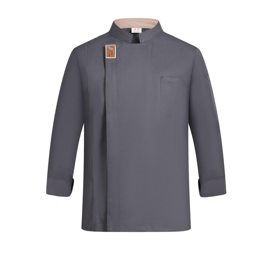 Uniforme da Chef Ristorante Manica Lunga Giacca da Cucina Maglietta da Chef Uniforme da Lavoro Panettiere Vestiti da Cucina Hotel Tuta da Cameriere