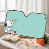 Cartoon S-Snoopy Sleep Peanuts Car Sunshade Curtains Windshield Car Windscreen Cover Sun Shade Auto Visor Car Accessories