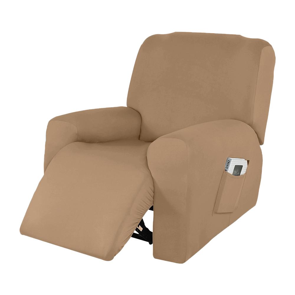 Waterproof Elastic Sofa Cover Stretch Recliner Cover Spandex Armchair Reclining Couch Cover Living Room 1/2/3/4 Seater
