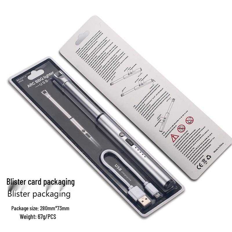 JL871 Gas Stove Burner & Portable USB Arc Lighter Combo