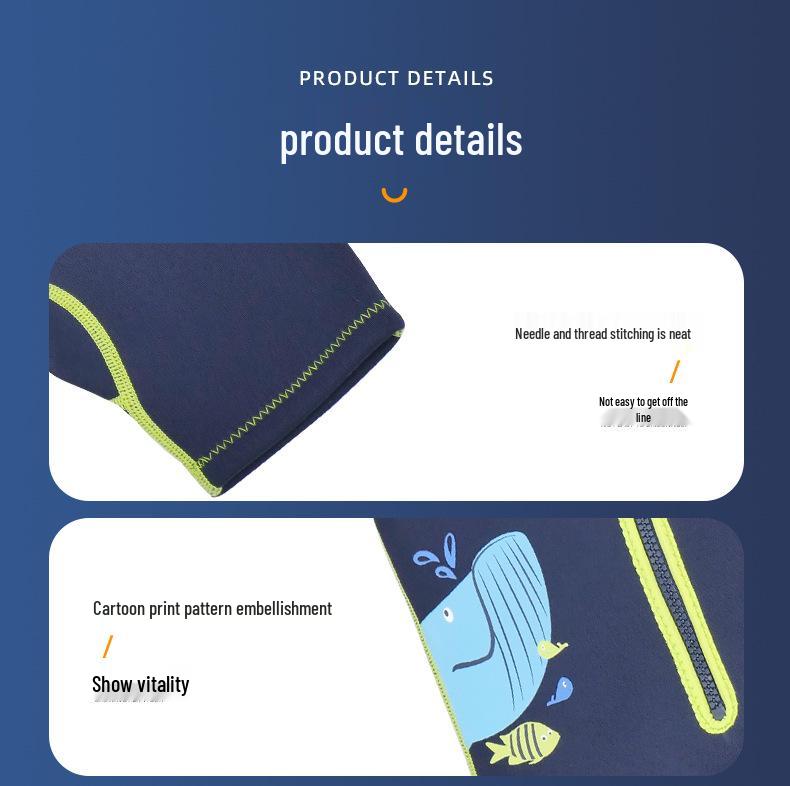 Kinder Kurzarm-Einteiler Badeanzug mit Sonnenschutz und schnelltrocknendem Stoff