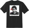 Men's Ted Bundy Hearts  Serial Killer T Shirt Black