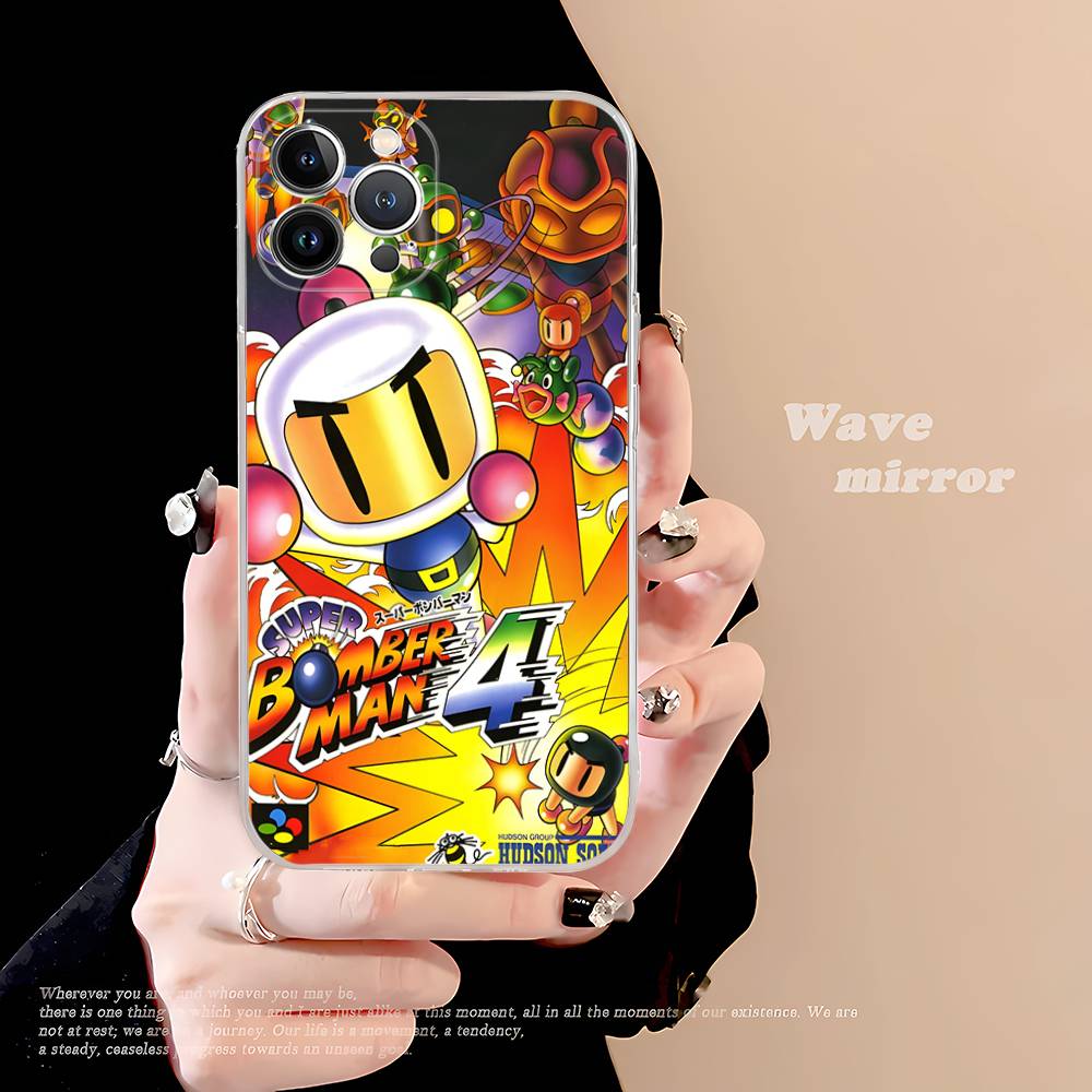 Super Bomberman Case for iphone 17 16 15 pro max 11 12 13 14 Pro Plus Phone Cover