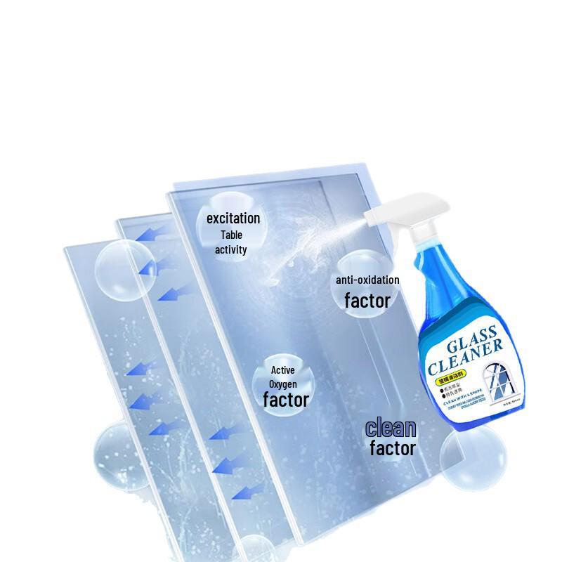 Potente Detergente per Vetri per Finestre di Casa e Bagno, Rimuovi Macchie e Calcare con Strumento Speciale