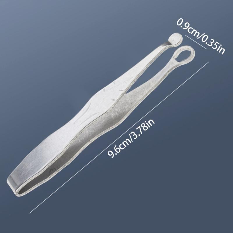 Manual Nose Grooming Tool Stainless Steel Nose Hair Clip Smooth Surfaces Easy Maintenance Travel Friendly