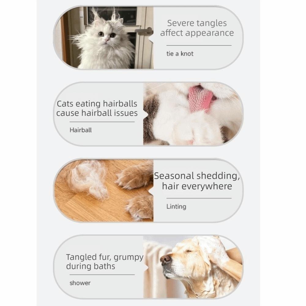 Fine Tooth Cat Hair Removal Comb No Hurt Pet Hair Clipper Remove Floating Hair Comb  For Cat Dog