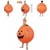 Costume gonfiabile zucca di Halloween, costume da passeggio con bambola cartoon
