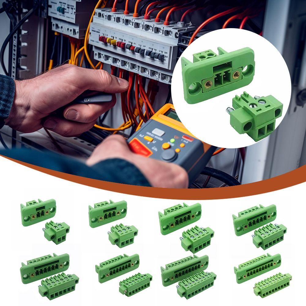 with Flange Fixed Panel 15EDGWC 3.81mm Terminal Block JM15EDGKM 3.81mm Pitch Connector