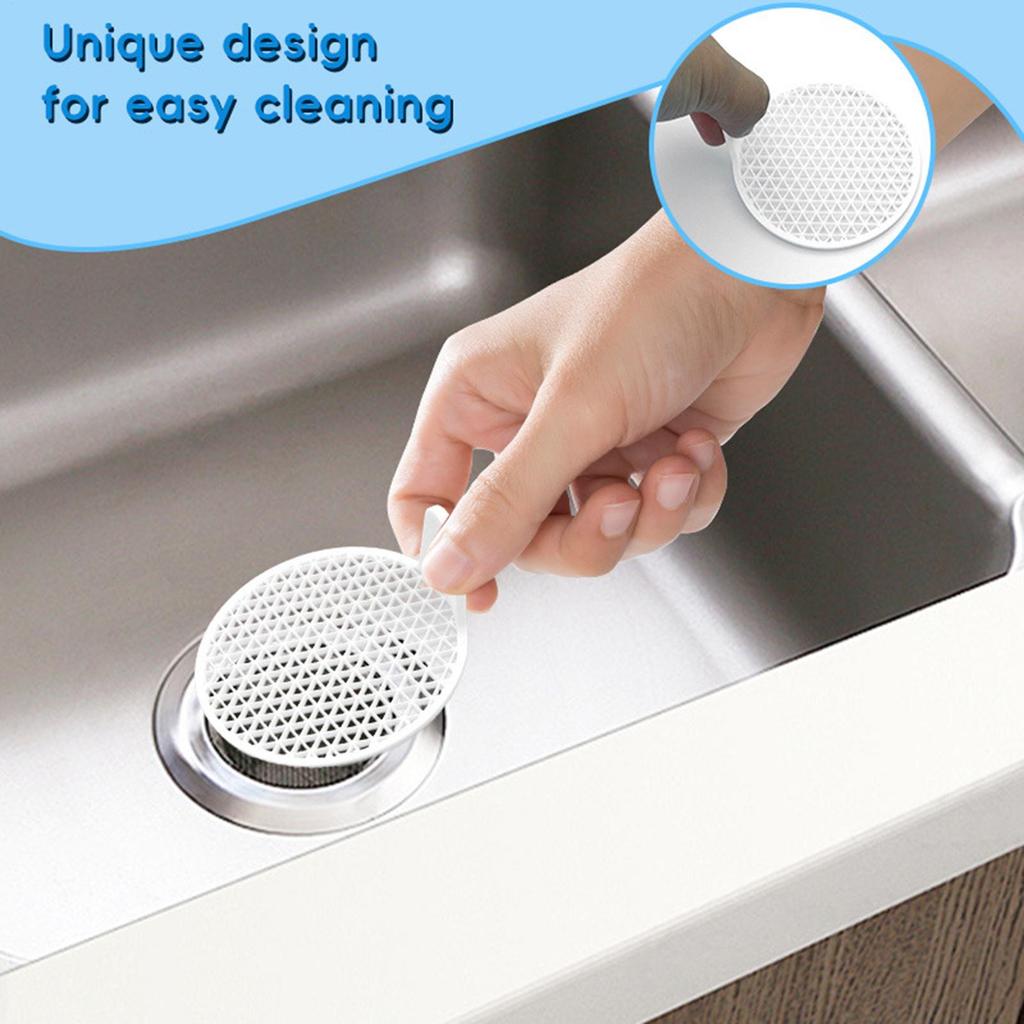 Shower Drain Hair Catcher Anti-clogging Drain Protector Hair Catcher Mesh Drainage Filter Block Screen For Kitchen Apartment