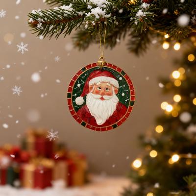 3D ResinChristmas Tree Ornaments For Hanging Decorations Christmas Souvenirs