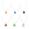 Fashion Star Pendant Necklace Lovely Resin Charm Sweater Chain for Women Teen Girls Korean Choker Clavicle Chain Jewelry