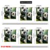 2 Stück, 2D-Flachdruck Moderne Vorhänge Panda Spielzeit Strapazierfähiges Polyester (ohne Stange) Feiertags-Perfekt für Schlafzimmer & Wohnzimmer