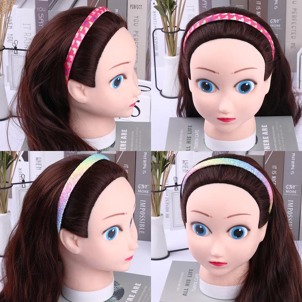 Colorful Mermaid Heart & Star Rainbow Headband - Kids' Party Hair Accessory