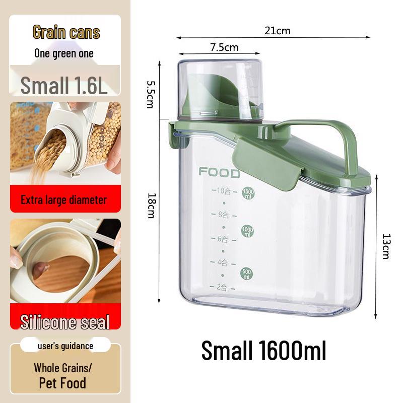 

Герметичная банка для хранения хлопьев и зерна с крышкой