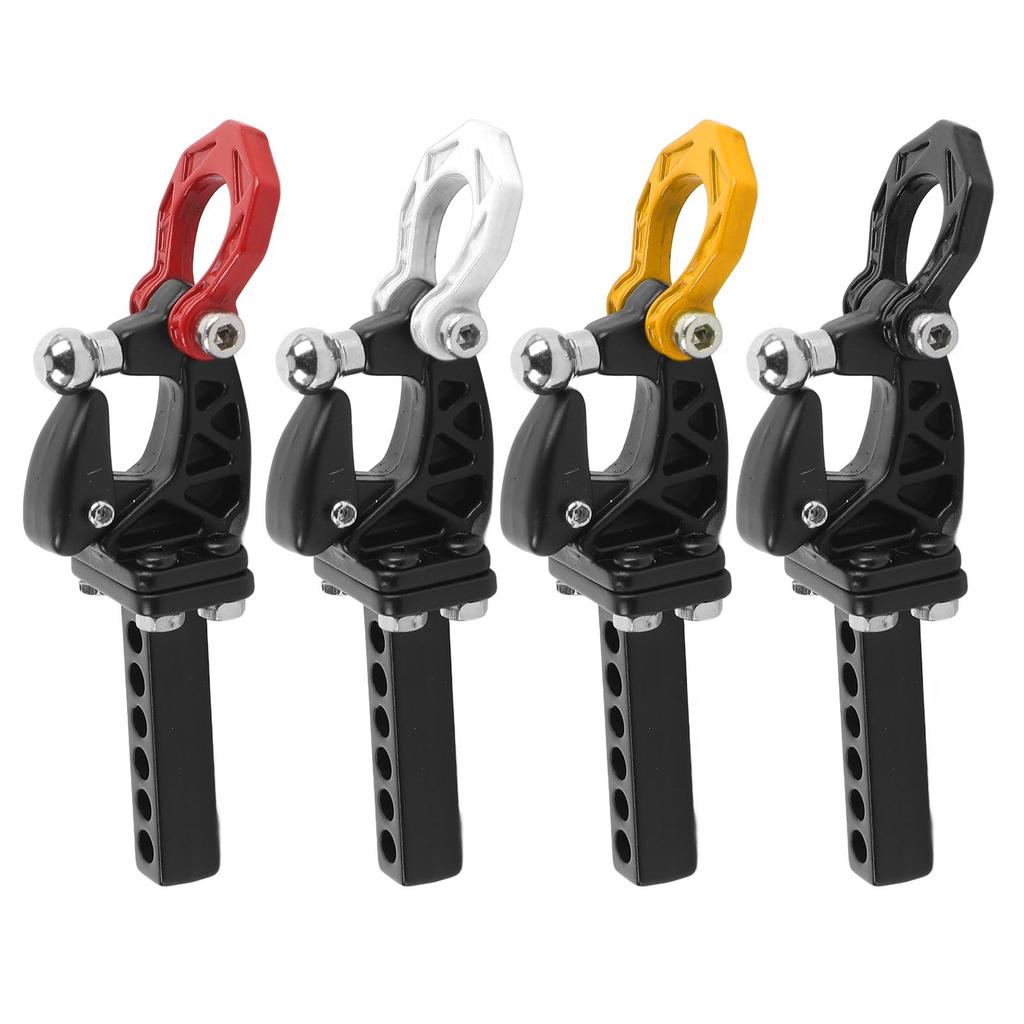 RC Trailer Hitch Tow Hook Aluminum Metal Trailer Hitch Receiver for SCX10 RC Crawler Accessories