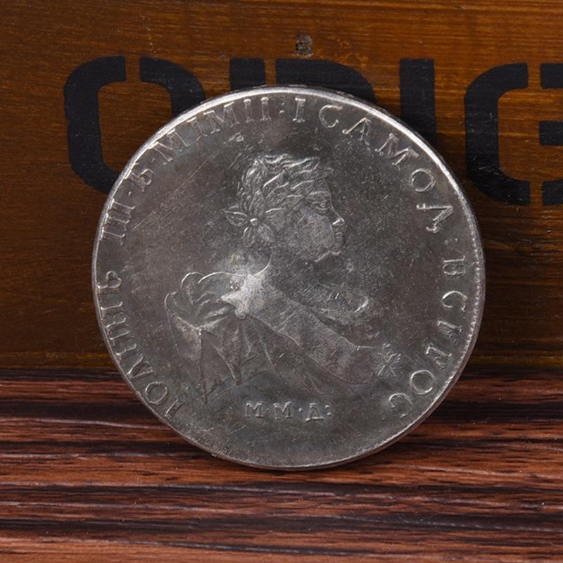 Старинные монеты, 1741 Россия, Иван III, Васильевич, Европейские, ретро, орнаменты, подарки для путешествий