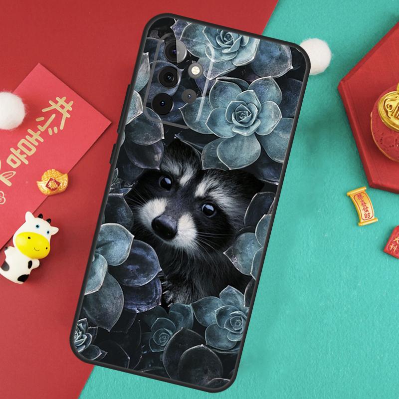 Animal Raccoon Fox Case For Samsung Galaxy A55 A35 A25 A15 A14 A34 A54 A53 A33 A23 A13 A12 A52 A51 A32 Cover