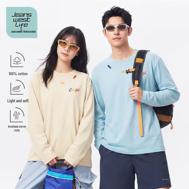 Jeanswest Life Youth Long Sleeve Cotton T-Shirt