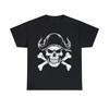 Pirate Skull And Crossbones Graphic Tee Shirt, S-5XL