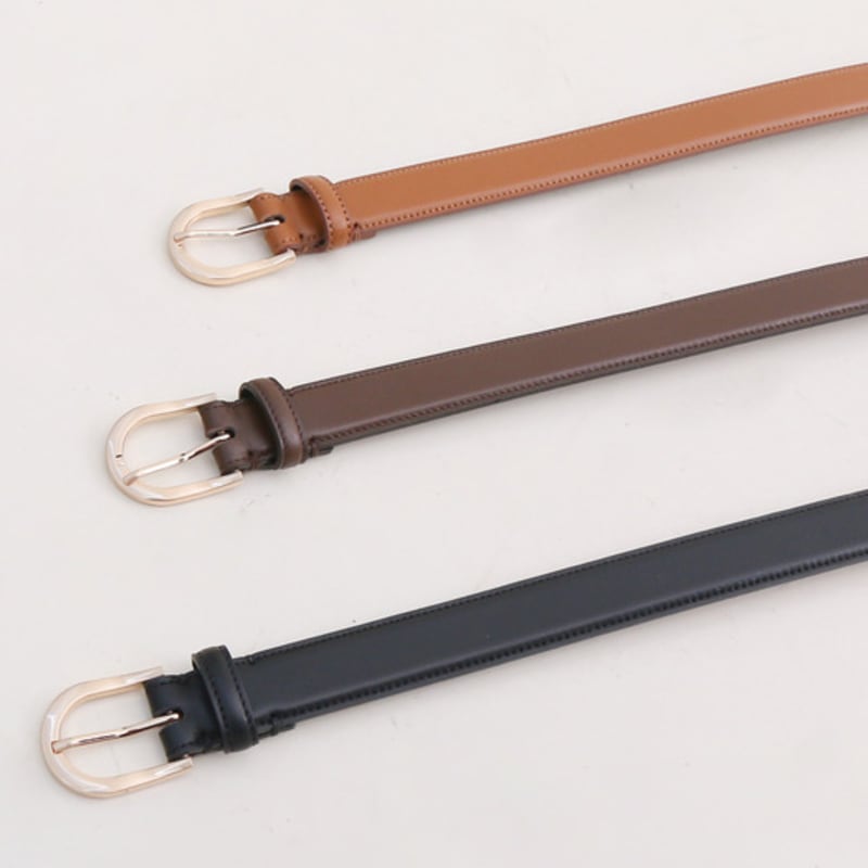 

JUARR Овальная пряжка Ремень из коровьей кожи_3 цвета black