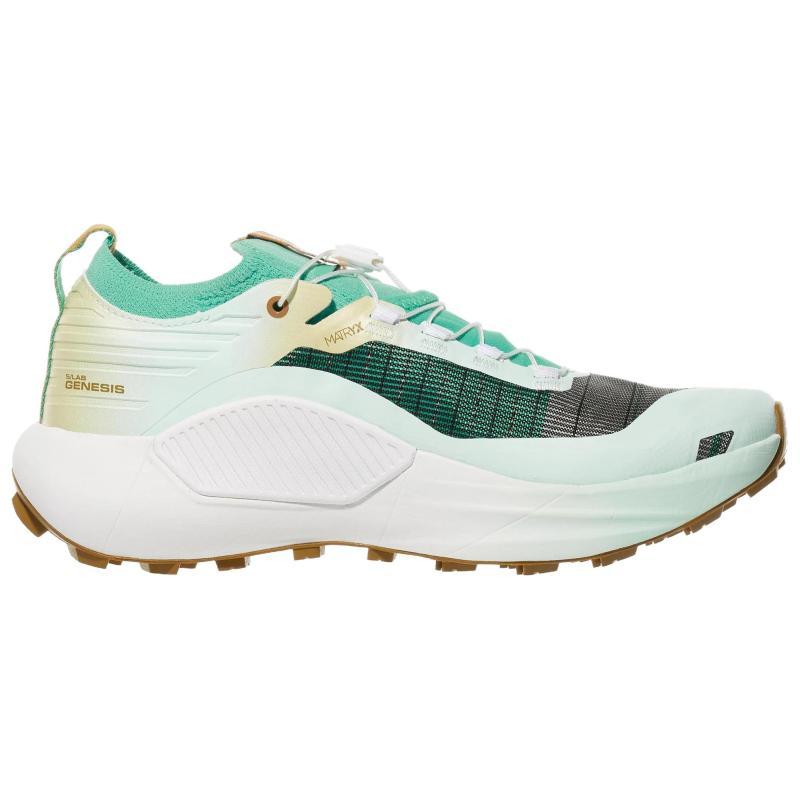 SALOMON S/LAB GENESIS Trail Running Shoes Unisex Light Yellow Green Sneakers 478294