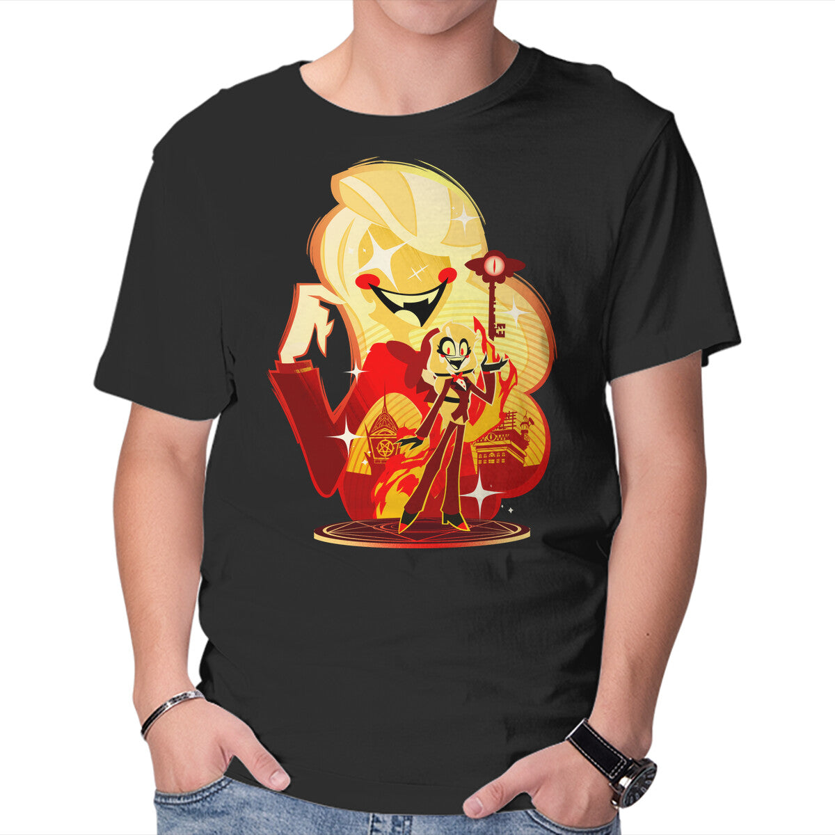 Unisex Crew Neck T-Shirt The Princess Of Hell Graphic Short Sleeve Casual Tee XS