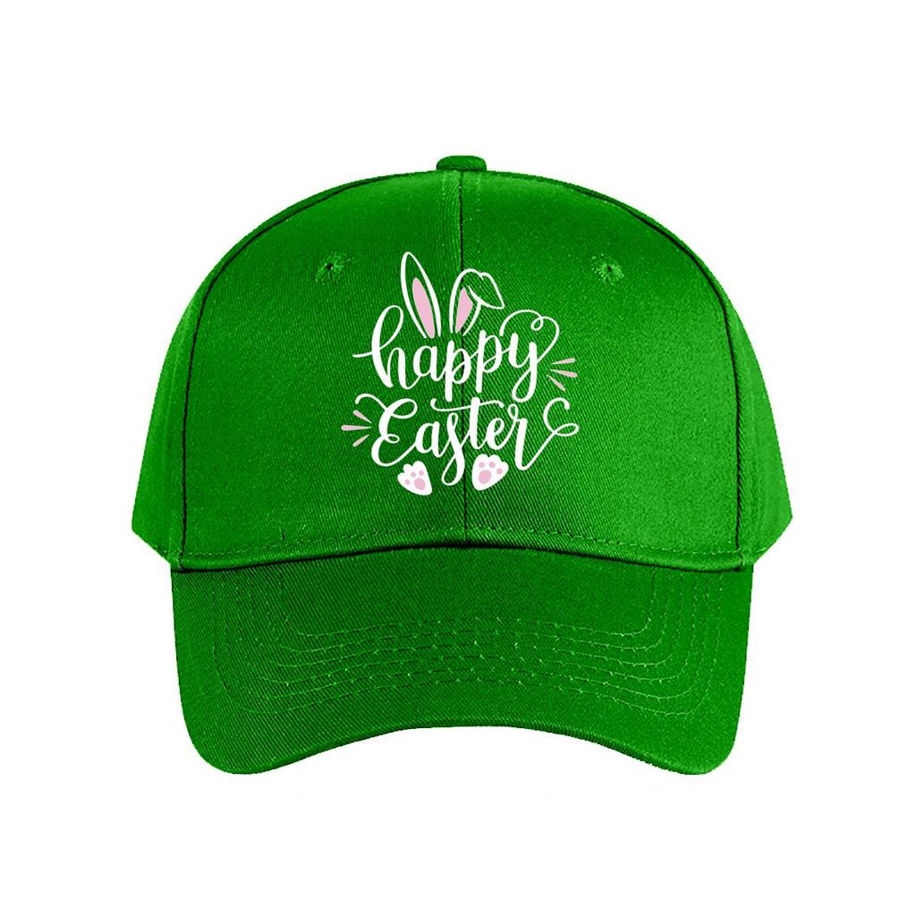 Happy Easter Bunny Ears Claw Decor Sticker Baseball Cap Fashion Unisex Sunhat Womens Outdoor Sports