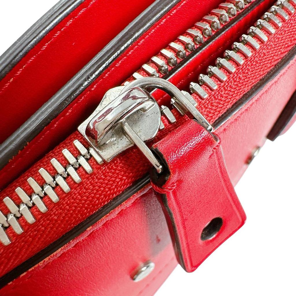 LOUIS VUITTON City Steamer PM Handbag Calfskin Red Women M53029 Used