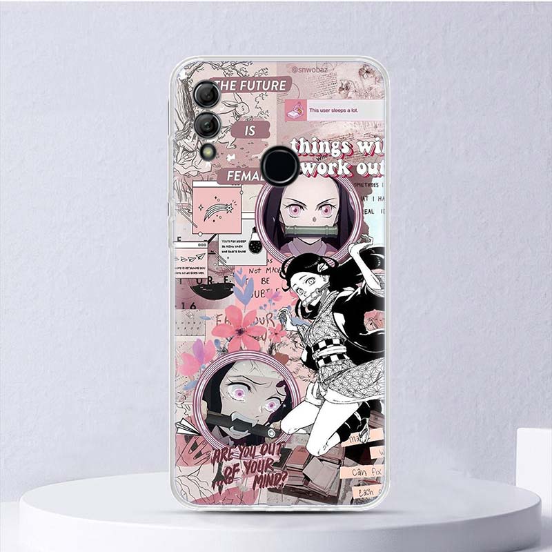 Demon Slayer Anime Kimetsu No Yaiba Soft Case For Huawei P Smart Z Y5 Y6 Y7 Y9S 2019 Phone Cover Honor 10 Lite 9 9X 8X 8A Pro 8S
