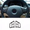 Carbon Fiber Steering Wheel Button Frame Cover For BMW 3 Series E90 2005-2012