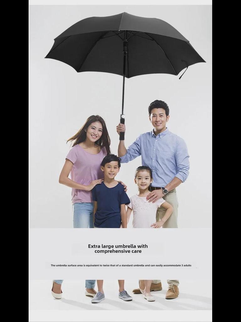 Men's Large Heavy-Duty Long Handle Golf Umbrella with Logo