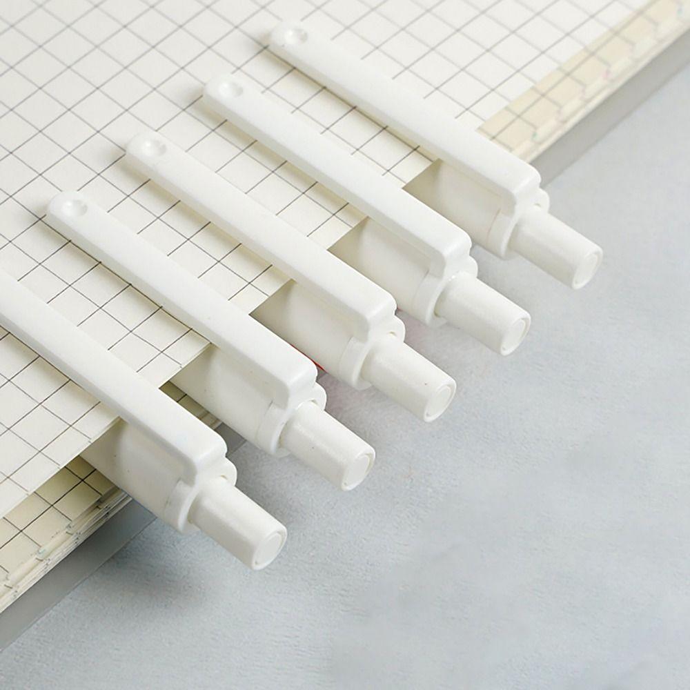 6 teile/schachtel Feine Spitze Schwarz Tinte Stift Gedrückt Gel Stift für Student Writing Schreibwaren Versorgung