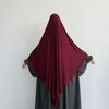 Premium Cotton Jersey Khimar Stretchy Lightweight Breathable One Layer Islam Muslim Women Eid Ramadan Long Prayer Hijab Khimar