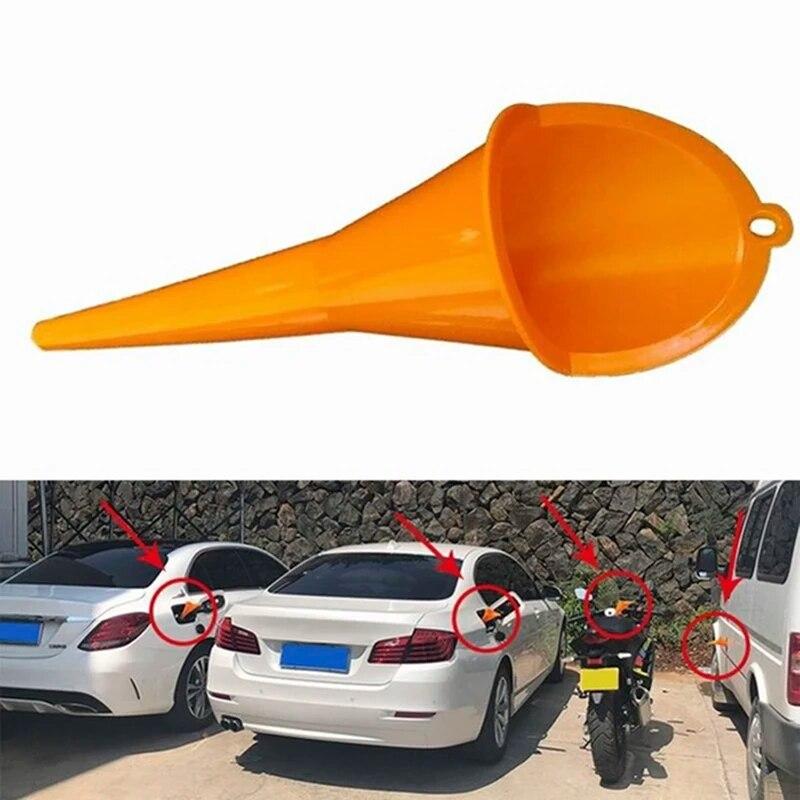 General Motorcycle Car Long Mouth Funnel Plastic Refueling Oil Liquid Spout Diesel Filling Tool Motor Car Accessaries